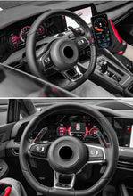 Load image into Gallery viewer, LED Carbon Paddle Shifter Extension APP Controller for VW Golf
