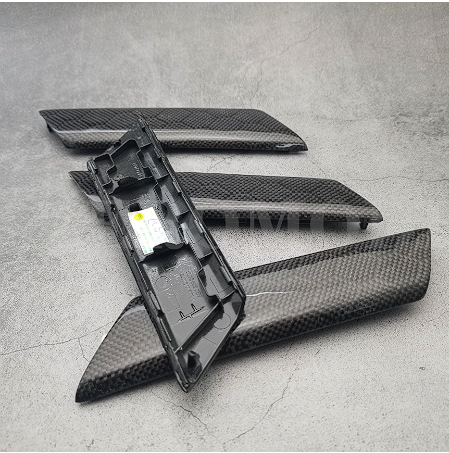 Carbon Fiber Inner Door Handle Cover Trim for VW Golf 7 7.5 MK7