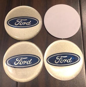 Ford 58mm Hub Cap Stickers