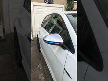 Load and play video in Gallery viewer, VW Golf MK7/MK7.5 Genuine Carbon Fibre Mirror Caps
