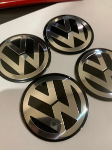 VW 56mm Hub Cap Stickers Dome