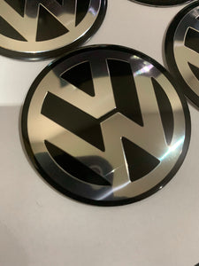 VW 56mm Hub Cap Stickers Dome